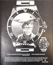 Rolex Submariner Vintage Print Ad Peter Bench...