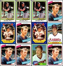 Joe Rudi California Angels (17) Card Lot - A REAL GEM – MAKE EVERY DAY SPECIAL!