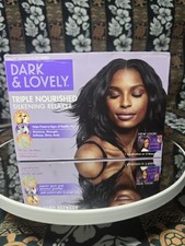 Dark and Lovely Triple Nourished Silkening Hair Relaxer Regular Strength