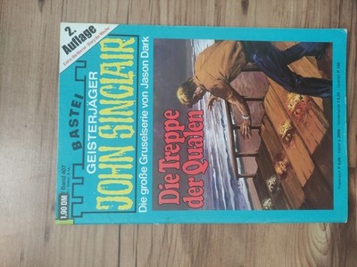 JOHN SINCLAIR , Band 407 , 2. Auflage '' die Treppe der Qualen '' Geisterjäger ,ng