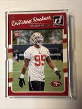 2016 Donruss #312 Deforest Buckner Rookie RC San Francisco 49ers Football Card. rookie card picture
