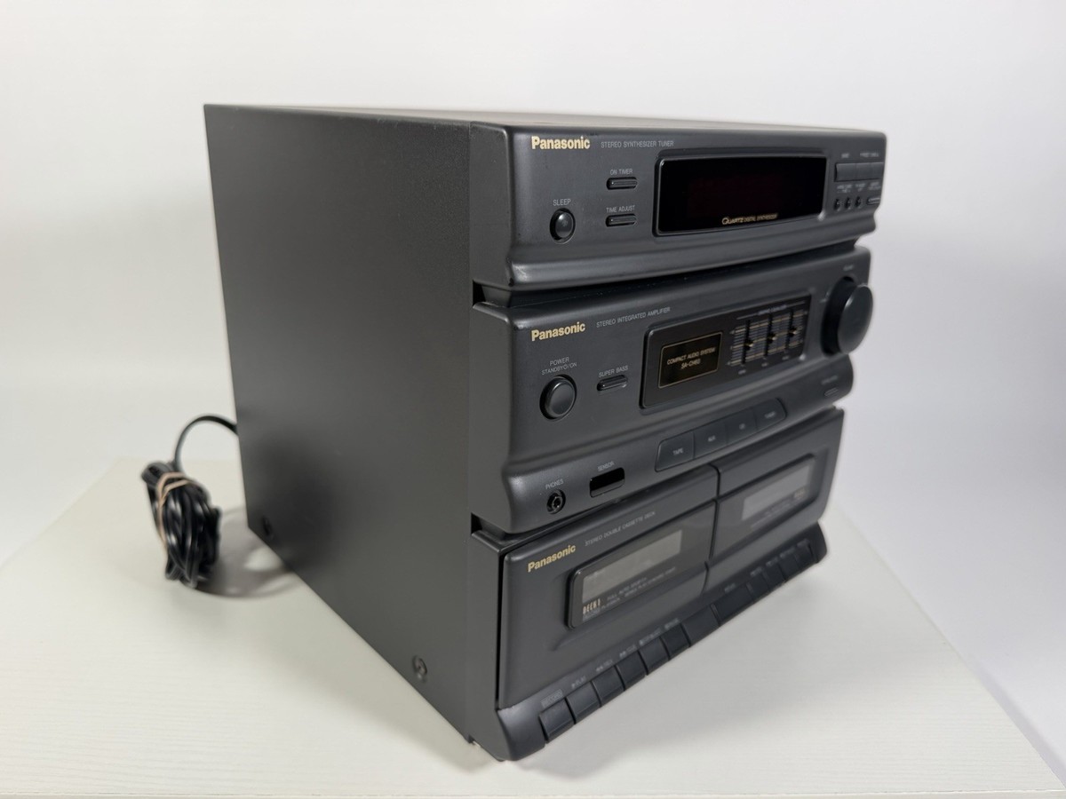 Panasonic SA-CH60 Stereo Receiver Double Cassette Quartz