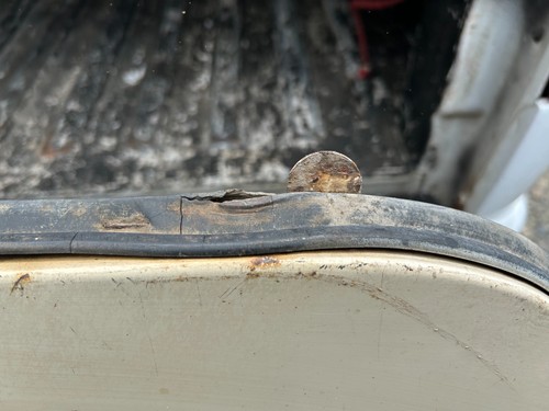 ORIGINAL 1953 1954 CHEVROLET FENDER SKIRTS RH AND LH SIDE OEM - Foto 20 di 24