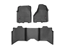 WeatherTech FloorLiner for 2013-2018 Dodge Ram Truck 1500 - 1st & 2nd Row, Black