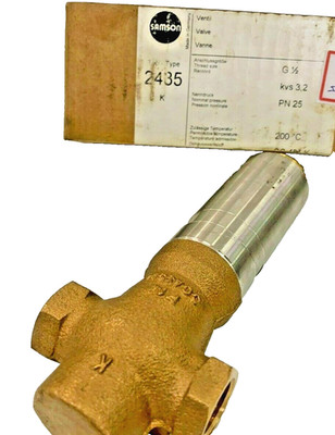 Samson Ventil Typ 2435 K 1099780 Temperaturbetätigtes Ventil G 1/2