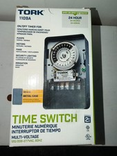 TORK 1109A-O 120-277V 40A Multi-Volt Mechanical Lighting Switch Timer