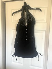 Fashion Nova Black Lace Mini Dress