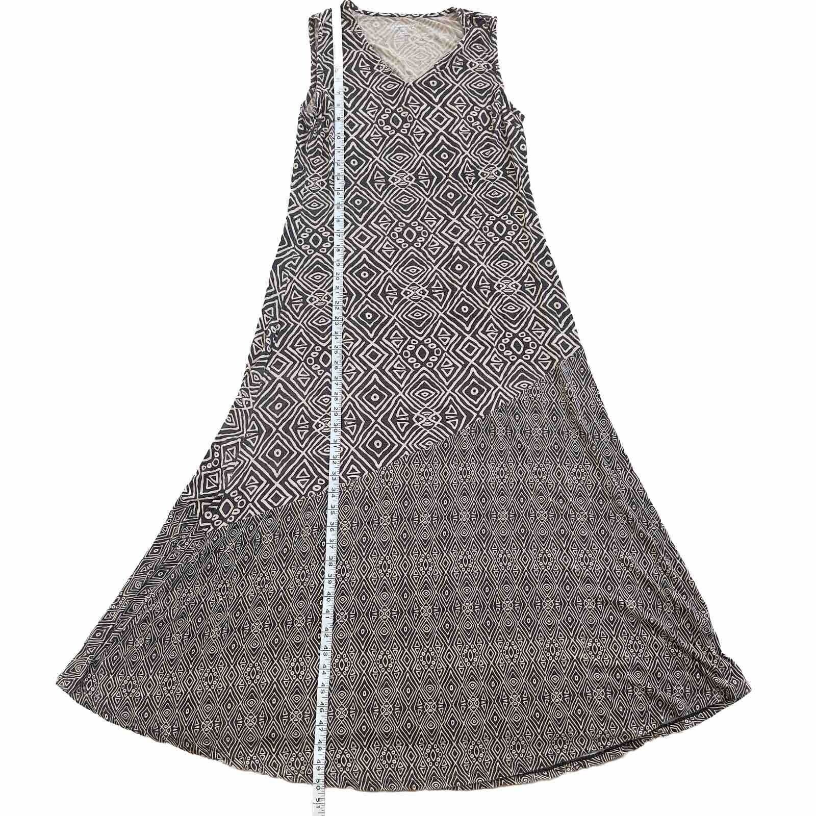 Soft Surroundings Medium Brown Aztec Sleeveless M… - image 6