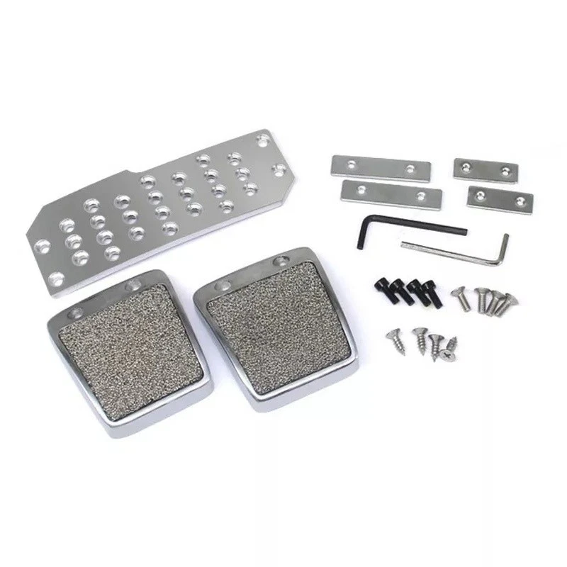 Car Non-Slip Aluminum Alloy Pedal Pads Manual Transmission Brake Pedal Covers - Image 2 of 4