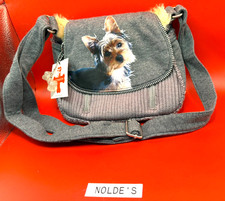FuzzyNation Gray Dog Purse Yorkshire Terrier DS229B2TF437
