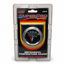 Super Pro 3415 Mechanical Water Temperature Gauge 2-116 Nos 130 - 280 Degrees