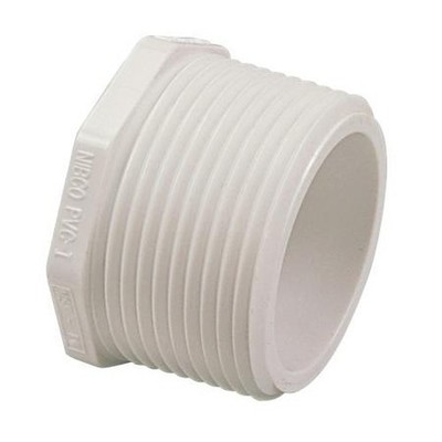 NIBCO INC L170650P Plug 3'' PVC 140 F MNPT SCH 40/STD