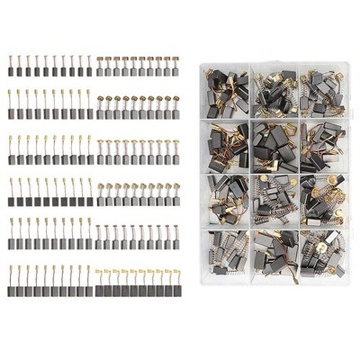 120Pcs Carbon Brushes Motor Replacement For Rotary Hammer Drill Saw Tile Cutter