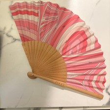 Folding Sensu Fan PUCCI With accessories
