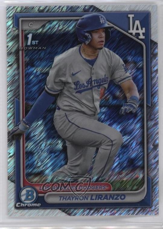2024 Bowman Chrome Prospects Shimmer Refractor Thayron Liranzo #BCP-182 14md