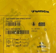 BI50U-Q80-AP6X2-H1141 New Sealed Turck Proximity Switch BI50U-Q80-AP6X2-H1141