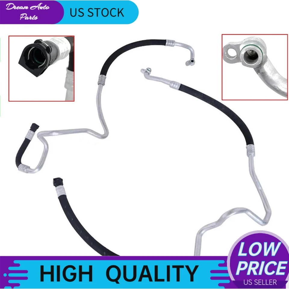 Fit BMW 535i 640i 17227636879 2x Engine Oil Cooler Line Hose Pipe Inlet&Outlet — 第 3/4 张图片