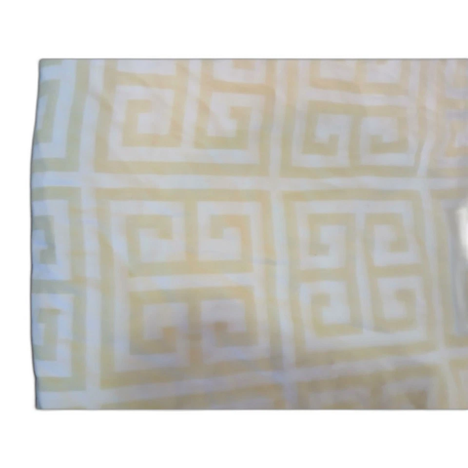 Funda nórdica Max Studio completa/queen 94"x94" patrón de llave griega Chartreuse pálido Foto 3 de 4