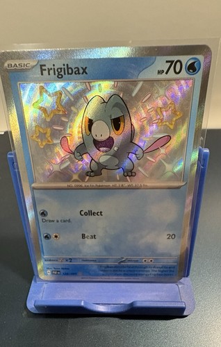 Pokemon Frigibax 128/091 Shiny Holo Rare Sv: Paldean Fates NM Card