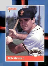 1988 Donruss #638a Bob Melvin