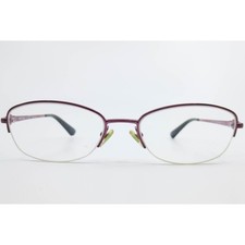 Vogue VO 3955-BI 812 Purple Metal Oval Semi-Rimless Eyeglass Frames 49-16-135
