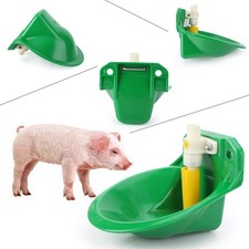 17cm Automatic Water Drinking Bowl Fit Pig Goat Sheep Piglet Livestock Plastic