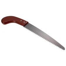 10" Hand Pruning Saw with Straight Blade Wood Handle for Camping Garden