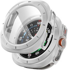 FULLIFE Compatible with Samsung Galaxy Watch Ultra Case 47mm Accessories for Men