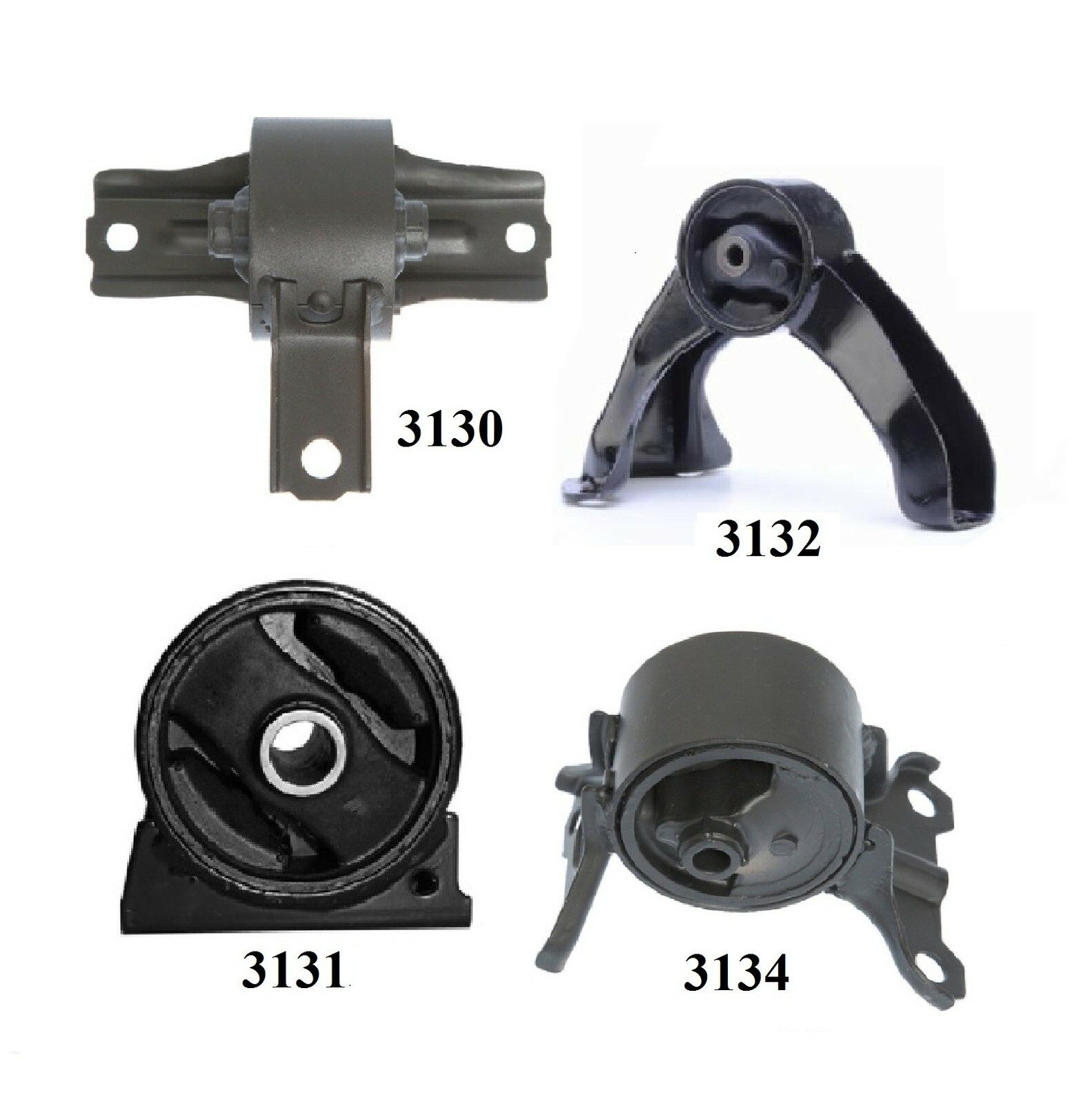 Engine New Engine Motor & Trans. Mount Kit Fits 07-15 Mitsubishi 1.8L-2.4L - Foto 6