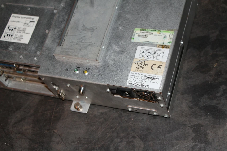 INVENSYS Wonderware Operator Interface Panel TPC-15X-AB, SA1 - Image 4 of 4