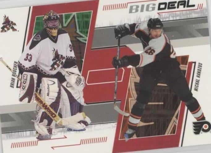 2002-03 In the Game Be A Player Memorabilia - Brian Boucher Michal Handzus #261 - 1 of 1