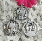 Free Ship 45 pcs Antique silver portrait charms 24X21mm H-3388
