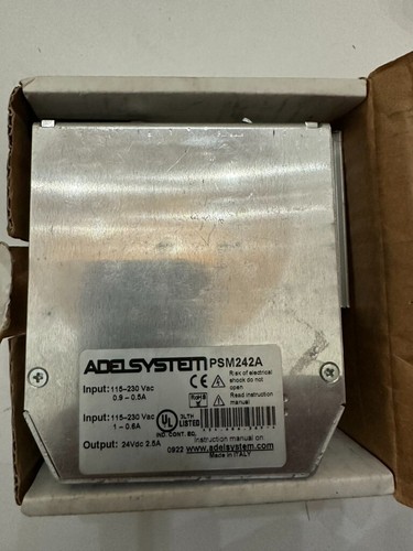 1PCS NEW IN BOX ADEL System Power Supply Modes PSM242A 24VDC 2.5A - Picture 3 of 3
