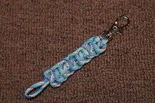 New Paracord Keychain with lobster claw clip - cool breeze