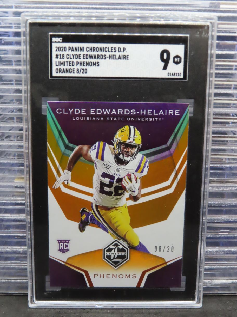 Clyde Edwards-Helaire Panini Chronicles Draft Picks Limited Phenoms #18 Mirror Orange