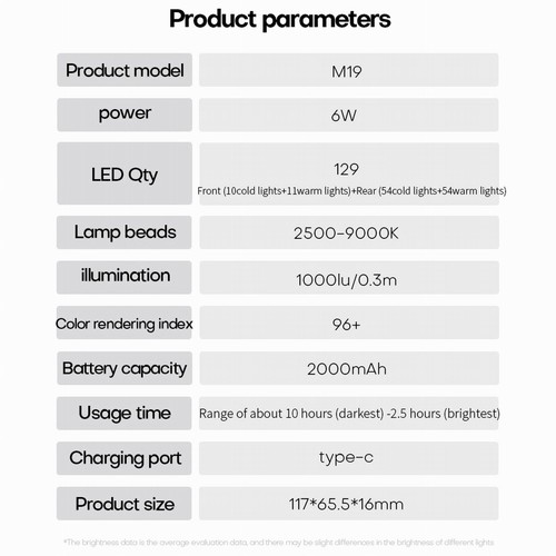 Magnetic LED Video Light Cell Phone Camera Fill Light Selfie for Photography - Picture 8 of 20