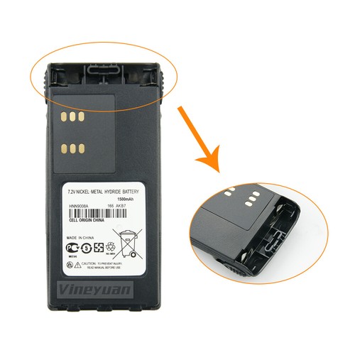 10pc HNN9008A Battery for MOTOROLA HT750 HT1250 PRO5150 GP340 PR860 MTX950 Radio - Zdjęcie 10 z 12