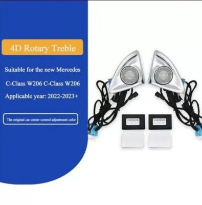64 colors 4D Rotation Speaker Tweeter Set For Mercedes Benz W206