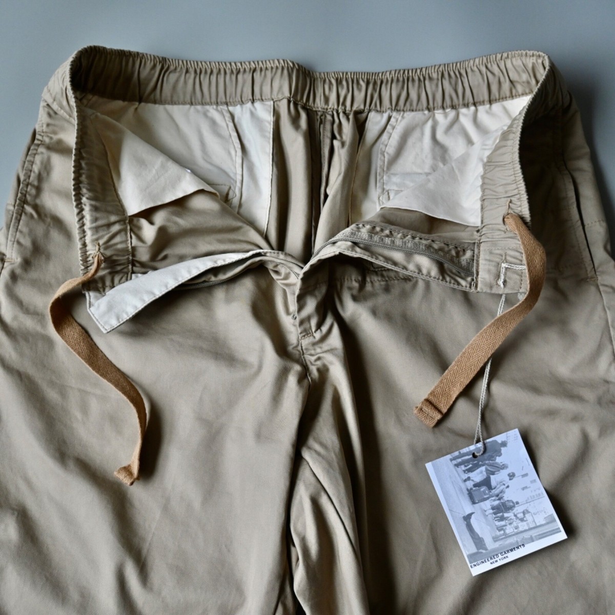 UNUSED, Engineered Garments, Ghurka Easy Shorts, Tan cotton UNUSED, Engineered Garments, Ghurka Easy Shorts, Tan cotton