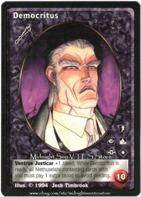 Democritus Ventrue Jyhad V:TES VTES Vampire CCG