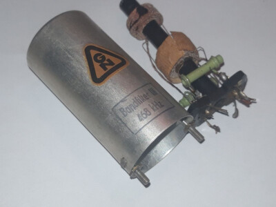 Pos 2) 1 Filter aus VEB Funkmechanik Neustadt/Glewe 5/54/W KML (ECH11 )