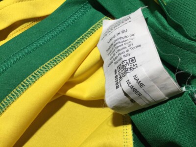 Maillot De Foot Norwich City 2013/14 Domicile - Errea, Taille S, Occasion