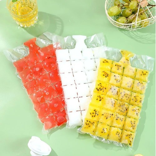 10PCS Transparent Ice Cube Bags Faster Freezing Ice Maker Kitchen Gadgets - Picture 4 of 12