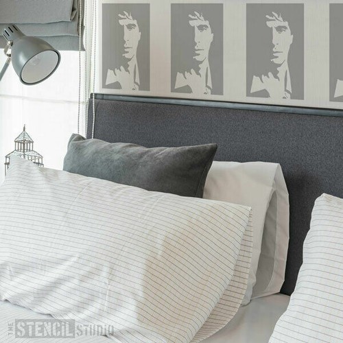 Al Pacino Stencil - Reusable Wall stencil - Wall Art - DIY - Famous Faces -10002 - Picture 4 of 7