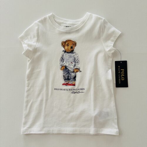 Polo Ralph Lauren 4T Toddler Boy Girl Bear Top Shirt - Afbeelding 1 van 2