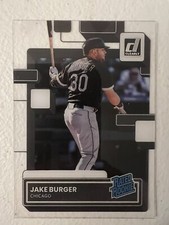 2022 Panini Chronicles Clearly Donruss Rated Rookie RC Jake Burger White Sox