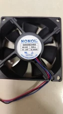 1 PCS  NONOIse Fan G8025E24B2 DC24V 0.30A  80*80*25mm 3 wire cooling fan