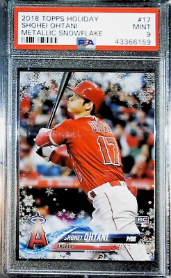 2018 TOPPS HOLIDAY MEGA METALLIC SNOWFLAKE HMW17 SHOHEI OHTANI