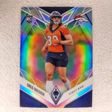 2022 Panini Phoenix, GREG DULCICH Rookie RC #147 Silver + Base, Denver Broncos 