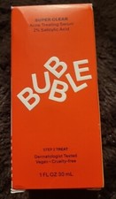 Bubble Super Clear Acne Treating Serum 1oz/30 ml EXP: 2025